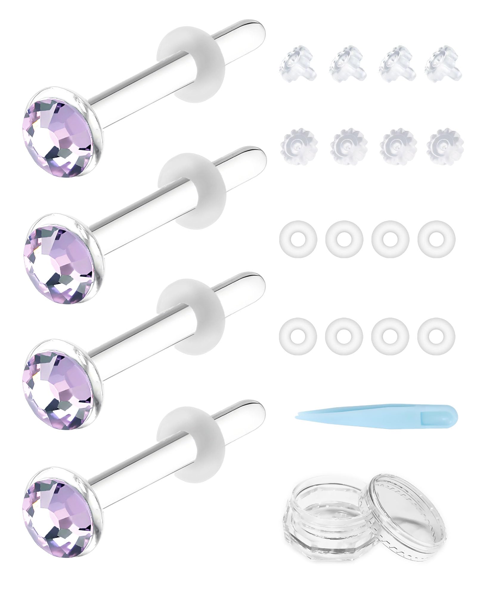 ̵[Tiszink] 饹ԥ Ʃ 륳˥4ܥԥ+16ĥå۶饹 ǥ 14G 18G 20G  ܥǥ Ĥ...