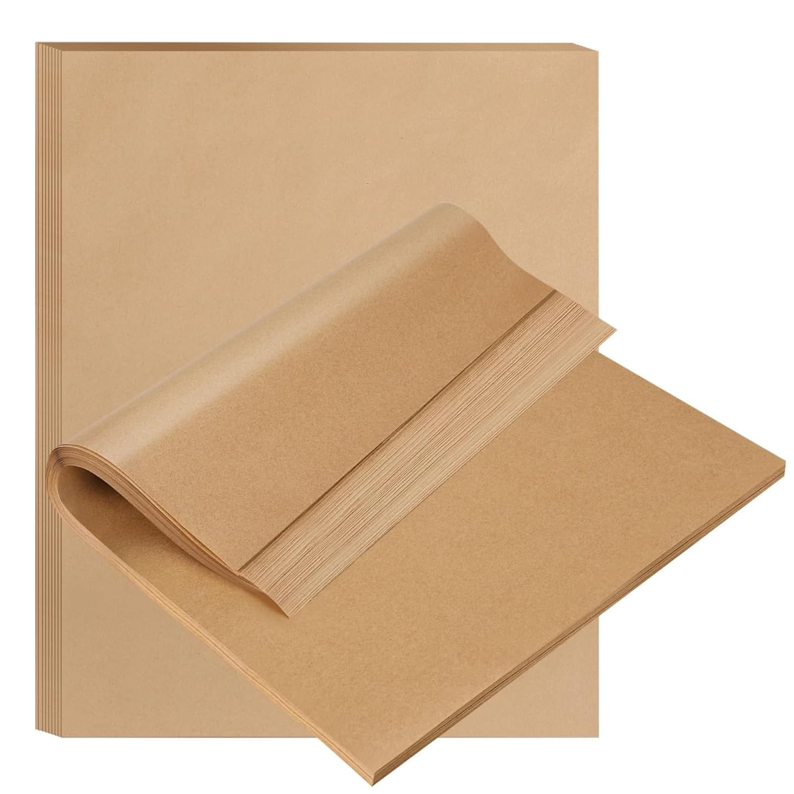 【送料無料】Meltryllis ベーキング紙 クッキングシート 50枚入り オーブンペーパー 無漂白 繰り返し オーブン クッキング 剥離性 耐油 色：100枚入り、サイズ：23cmx33cm