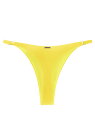 【送料無料】【RELLECIGA】レディース Tバックハイカット ビキニボトム ビキニショーツ 水泳スイムショーツパンツ セクシー 水着単品 色:イエロー、サイズ:M Regular