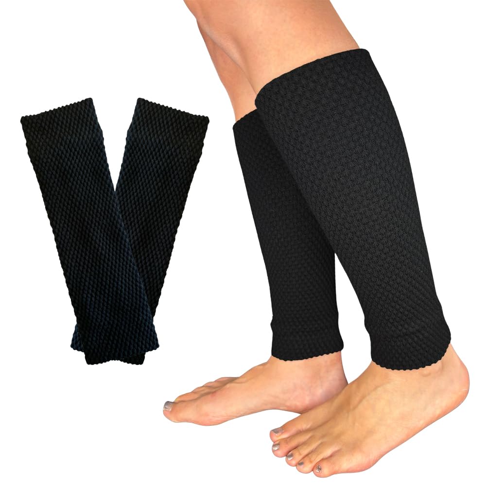 【送料無料】[NAKAMAJITA] 内側 シルク 二重編み レッグウォーマー ロング丈 約32cm丈 絹 あったか 健..