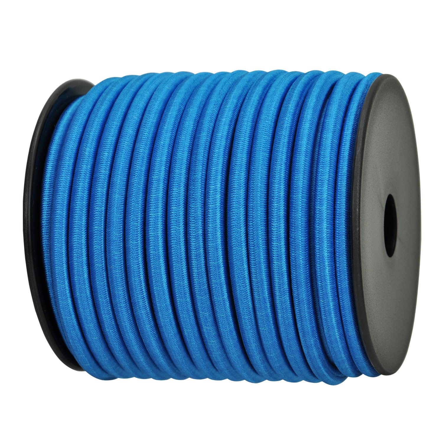 【送料無料】Abma Cord ショックコード バンジーコード 4mm/5mm/6mm/8mm/10mm 弾性 ゴム紐 ゴムロープ ストレッチコード 荷物固定 軽トラック ターポリン カーゴネット クラフト DIY用など（10M/20M） 色：ライトブルー、サイズ：10mm x 10M