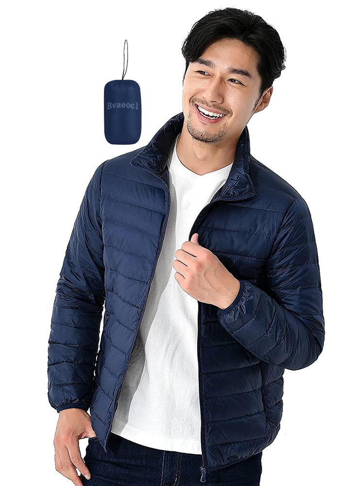 【送料無料】[Bvaeocl] ダウンジャケット メンズ ウルトラライト ダウン コート 軽量 防風 防寒 ライト..