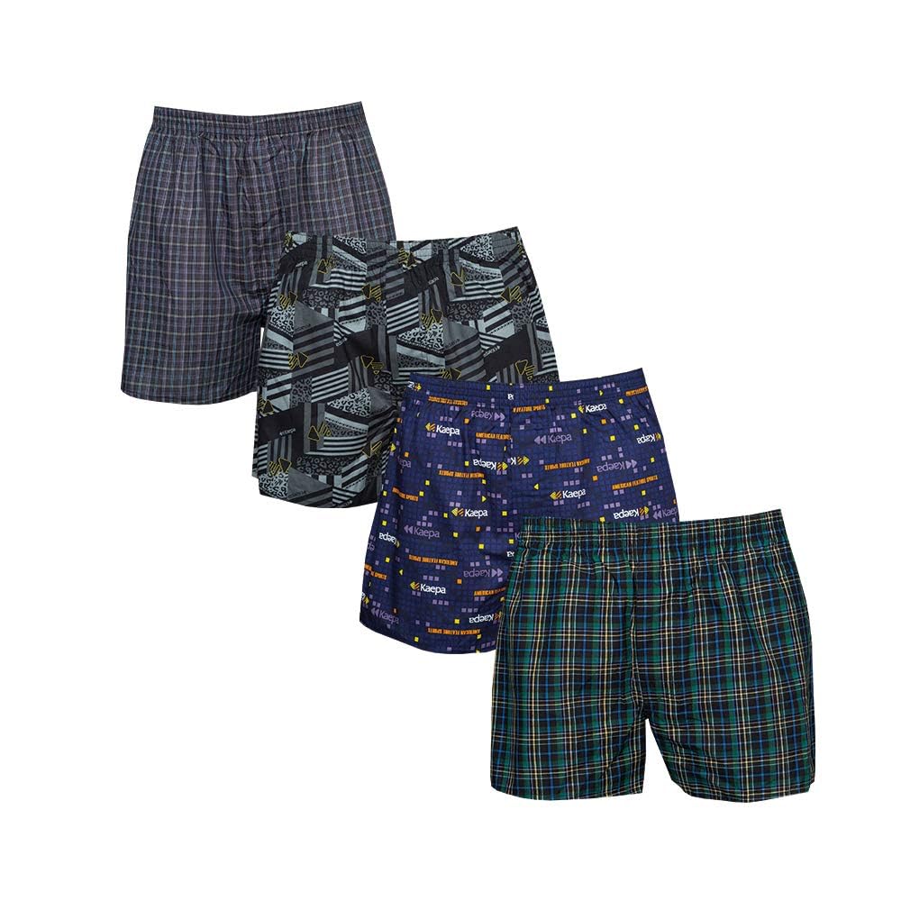 【送料無料】[ケイパ] Kaepa トランクス メンズ 前開き ランダム 4枚セット パンツ 下着 インナー 肌着..
