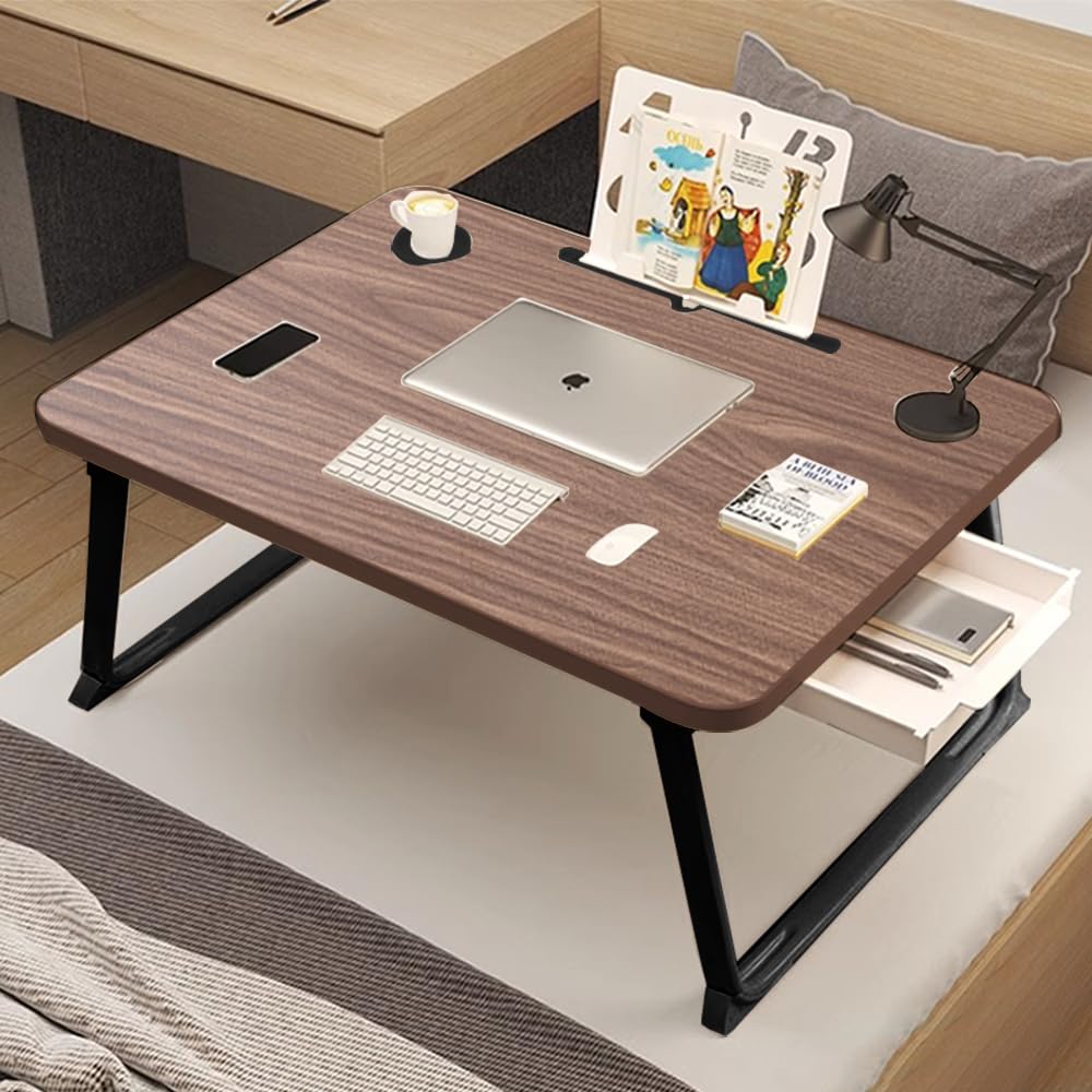 【送料無料】折りたたみテーブル 折り畳みテーブルパソコンデスク座卓 ベッドテーブル ローテーブル 凹..