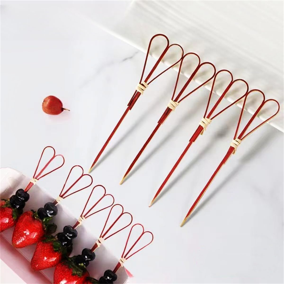 【送料無料】SITEDAN カクテルピック カクテルピン 竹 使い捨て フルーツピック 100本 前菜ピック お菓..