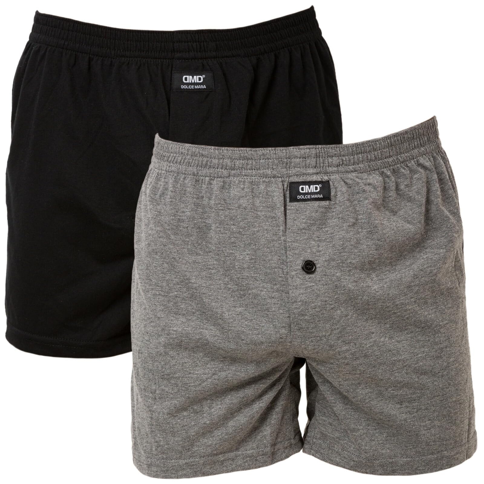 【送料無料】[Ys factory] ニットトランクス メンズ ちょい漏れ 対策 1枚 2枚セット 前開き 消臭 無地 日本製 防水布 吸汗速乾 通気性 シニア 介護 M L LL 3L 4L 大きいサイズ 紳士 下着 色：ブラック＋グレー2枚セット、サイズ：3L