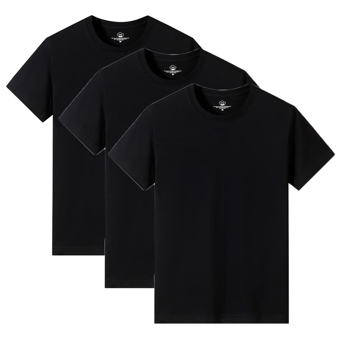 【送料無料】[AYISTELU] Tシャツ メンズ 半袖 3枚組 5枚組 綿100% 大きい サイズ クルーネック インナ..