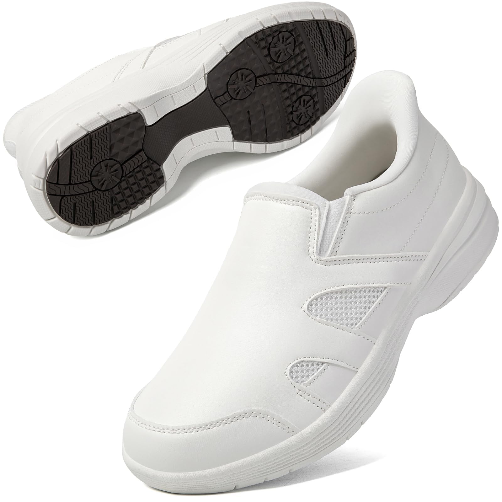 【送料無料】[MERPHINE] 手を使わずに履けるスニーカー ナースシューズ スリッポン レディース メンズ ..