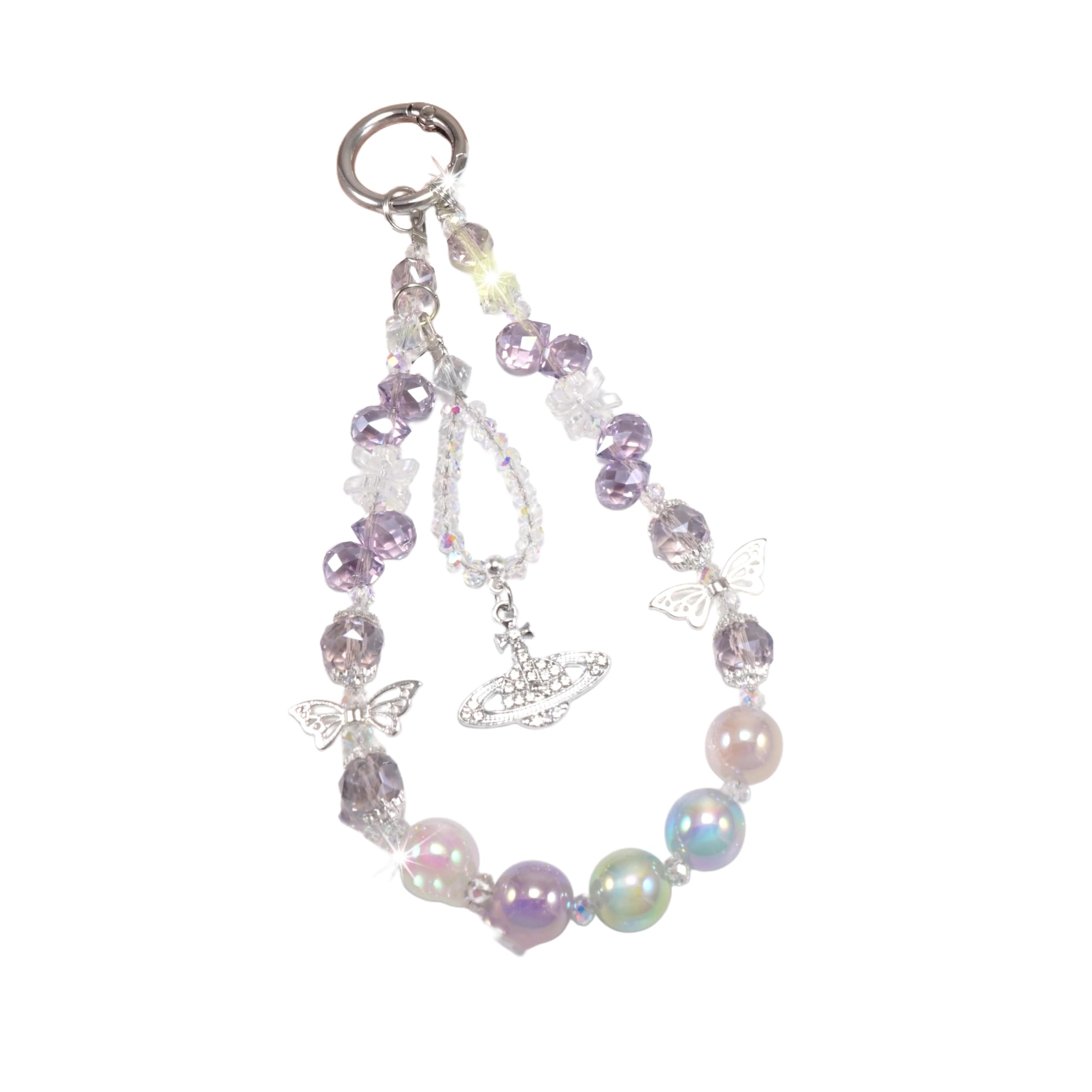 【送料無料】[CSILOVEE] スマホストラップ 手首 ハンドストラップ 携帯ストラップ 輝くラインストーン ..