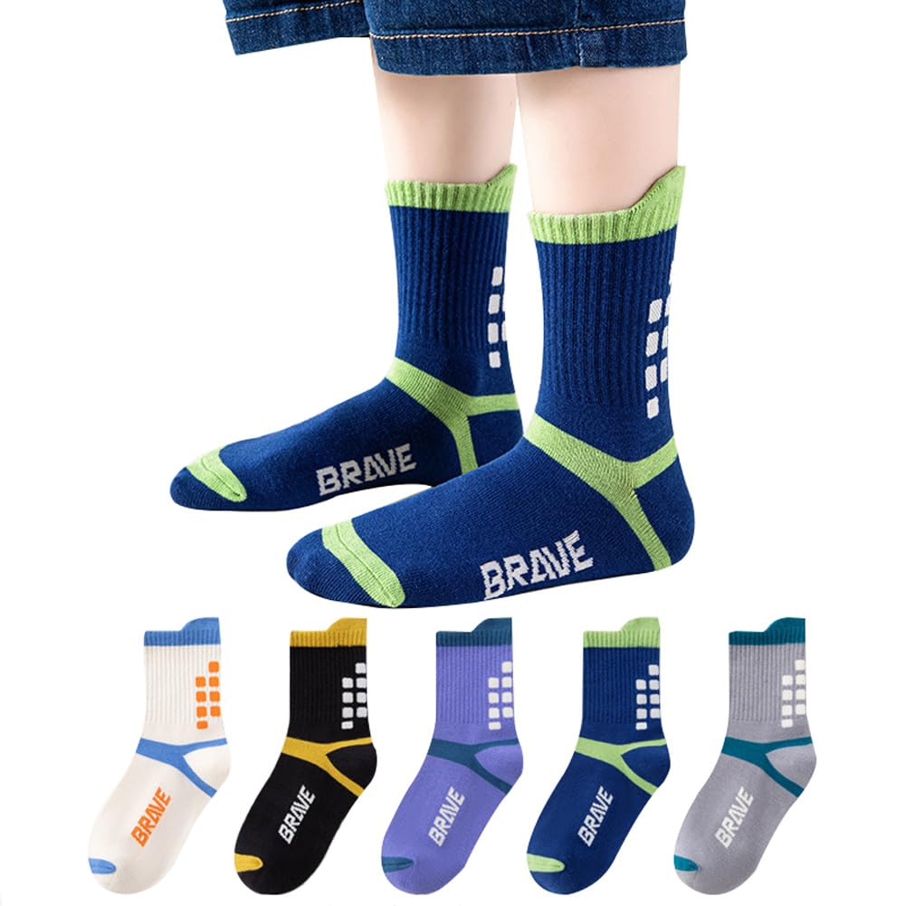 【送料無料】[eigenn] キッズ 靴下 5足セット 子供 男の子 ソックス スポーツ スクールソックス ボーイ..