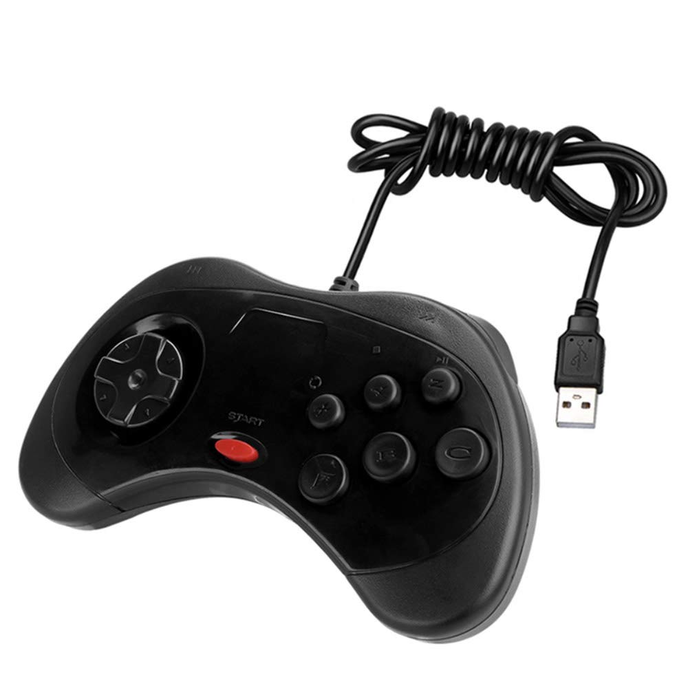 【送料無料】（親）iFormosa SEGA SATURN USB コントローラー 色：ブラック