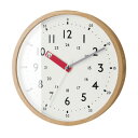 【送料無料】INTERFORM INC. インターフォルム 電波時計 掛け時計 ウォールクロック Storumanストゥールマン インテリア 見やすい 色:レッド、サイズ:直径30×奥行4.5