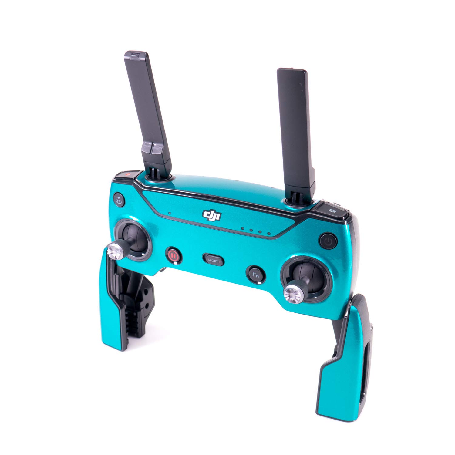 【送料無料】WRAPGRADE MONO スキン シール DJI Spark 送信機用 RC 色：CARIBBEAN BLUE / カリビアンブ..