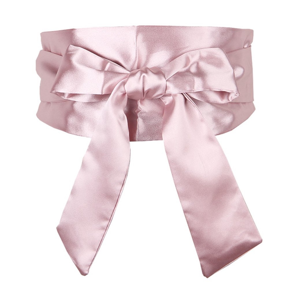 【送料無料】[InSomila] [インソミラ] レディース サッシュベルト ロング リボン 太 ウエストマーク 女..