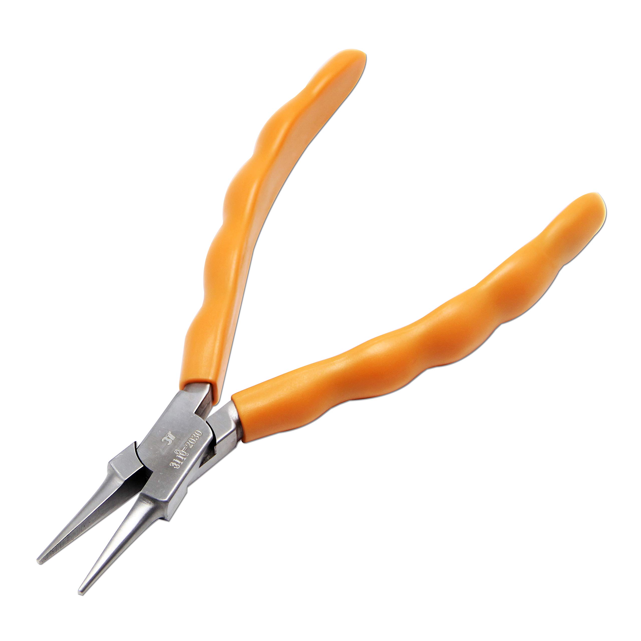 【送料無料】Hanchen 先細ヤットコ クリングス/鼻当て調整 内蔵バネ 眼鏡屋用 色：Silver、サイズ：プ..