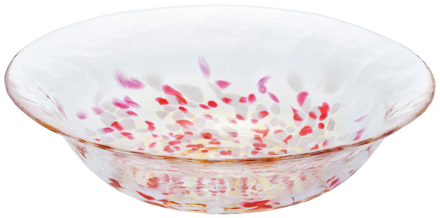 【送料無料】アデリア(ADERIA) 津軽びいどろ サラダボウル あかりんごディッシュ 日本製 化粧箱入 小鉢..