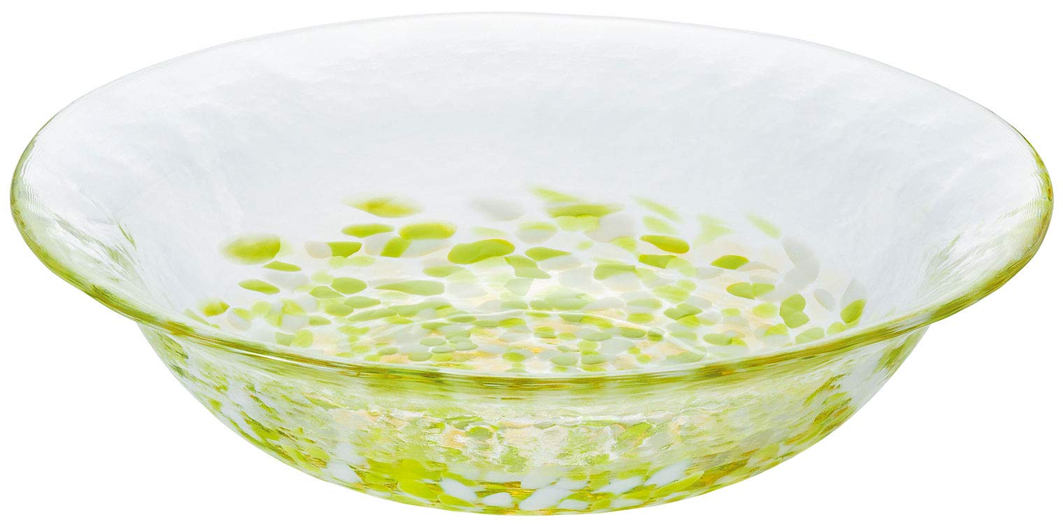 【送料無料】アデリア(ADERIA) 津軽びいどろ サラダボウル あおりんごディッシュ 日本製 化粧箱入 小鉢..