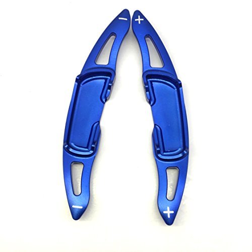 【送料無料】B001_マツダ_パドルシフトカバーアルミ 色：ブルー