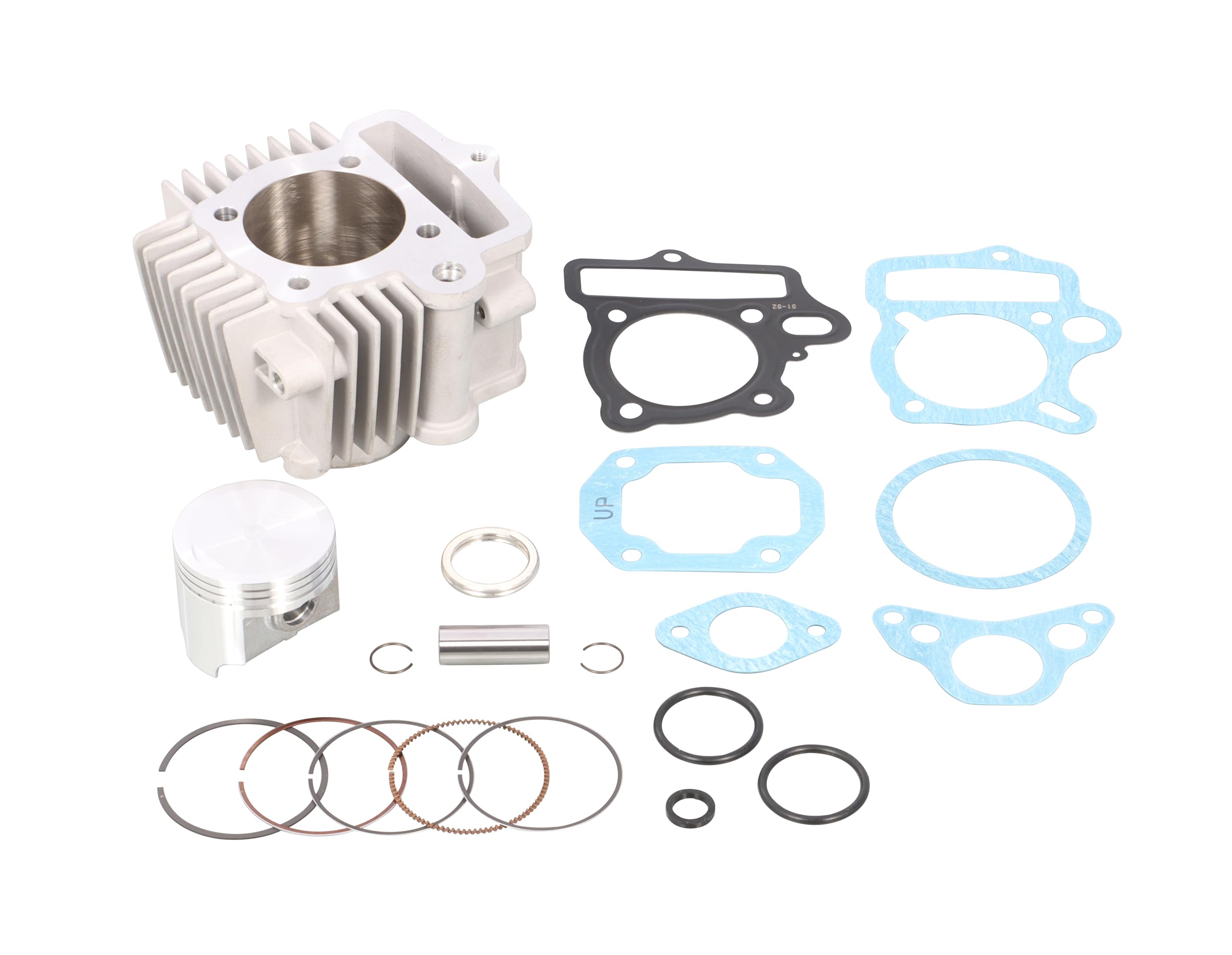 【送料無料】キタコ(KITACO) LIGHT ボアアップキット 色：シルバー、サイズ：88cc:適合A