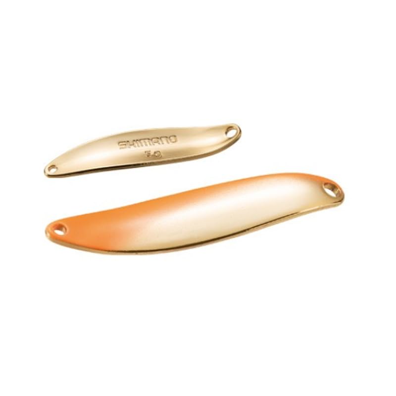 【送料無料】シマノ(SHIMANO) スプーン カーディフ スリムスイマー プレミアムメッキ CARDIFF Slim Swimmer 色:70T オレンジゴー...