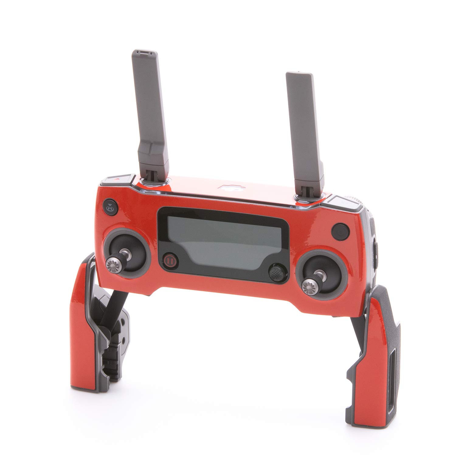 【送料無料】WRAPGRADE POLY for DJI Mavic 2 スキン シール 送信機用 色：スーパーレッド