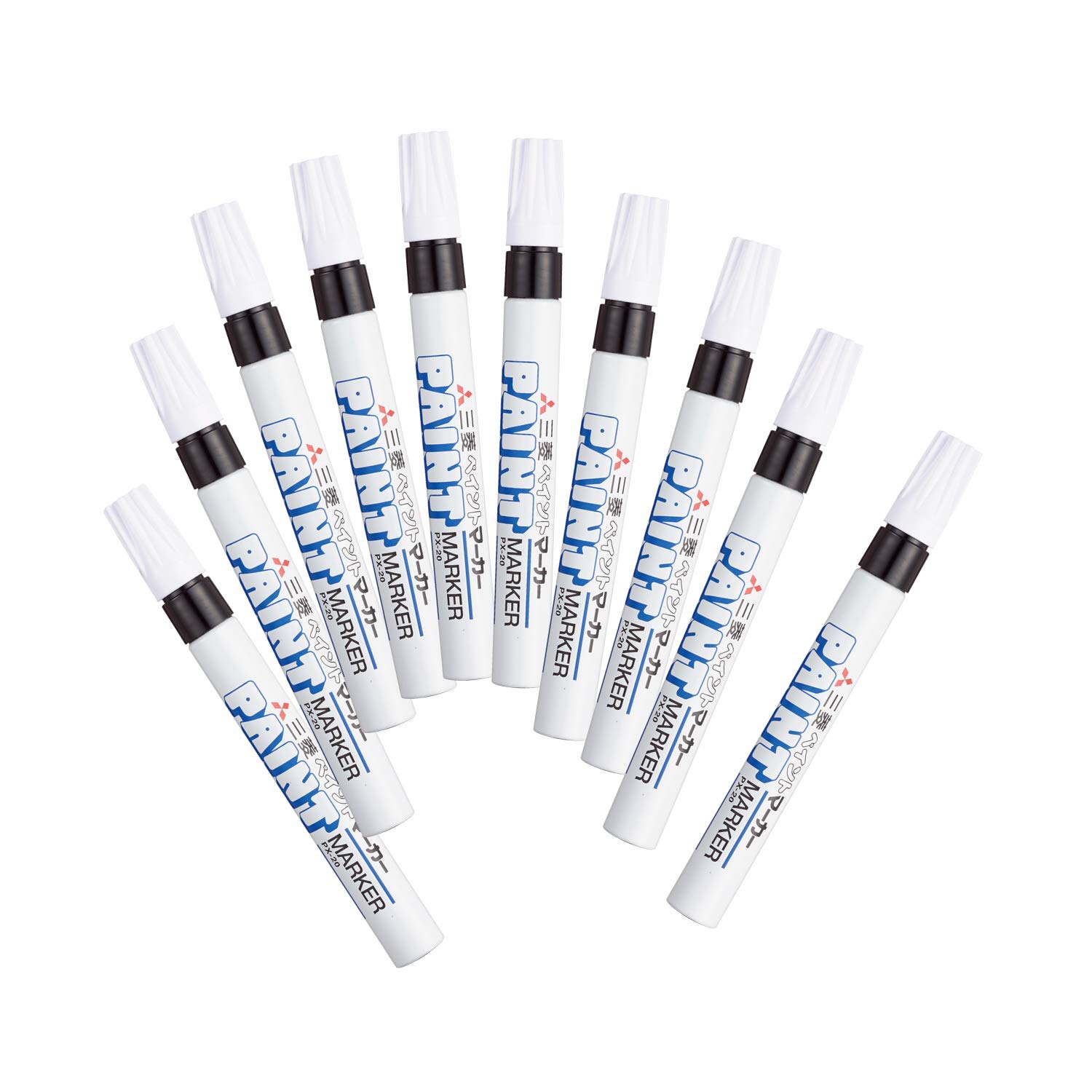 【送料無料】三菱鉛筆 ペイントマーカー 中字 色：黒 10本、サイズ：10本