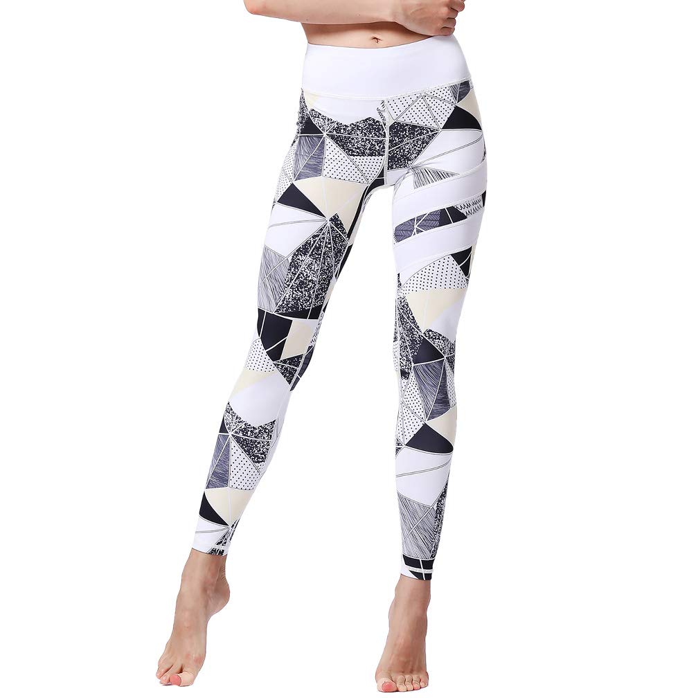 【送料無料】[Muxuryee] ヨガパンツ レディース レギンス 花柄 9分丈 吸汗速乾 スポーツ ヨガウェア 色：HK212、サイズ：S