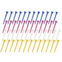 【送料無料】Tabata(タバタ) ゴルフ ティー ロング プラスチックティー プラスリム ロングティー 70mm 色:マルチ、サイズ:70mm