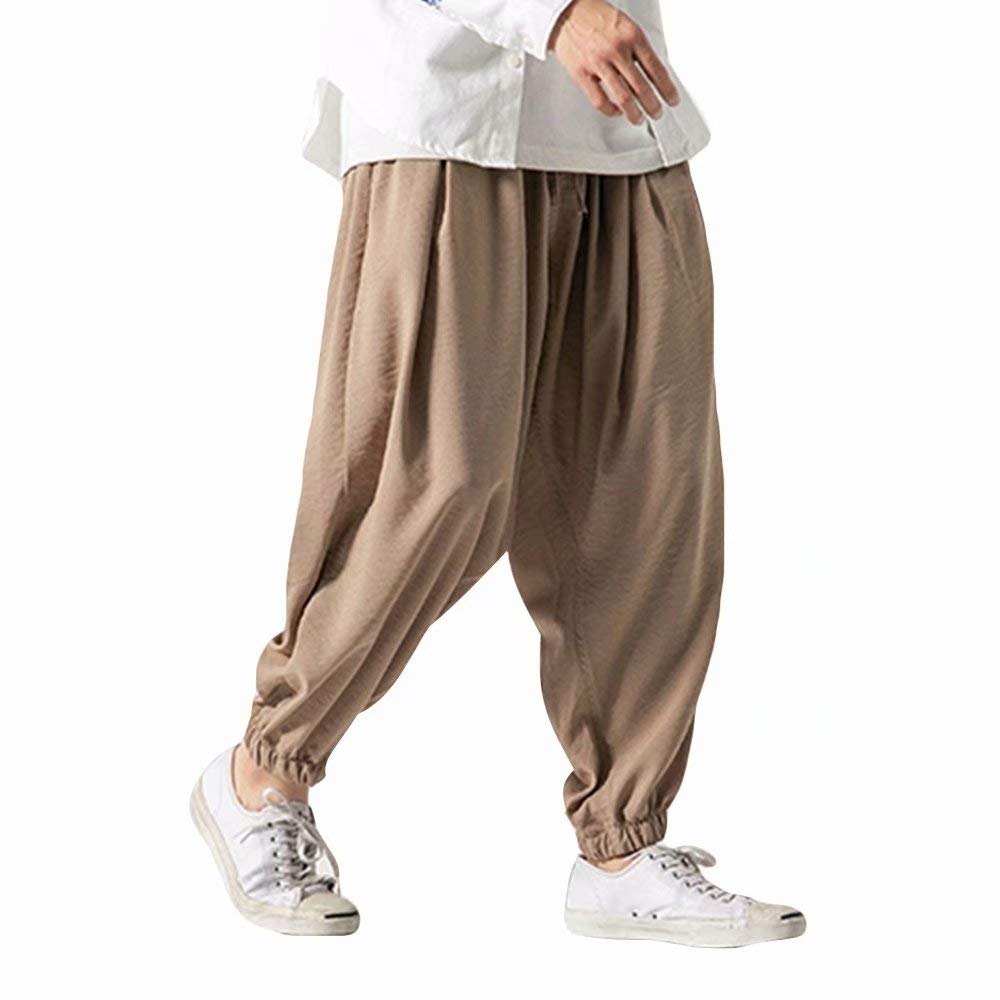 【送料無料】[YIMANIE] サルエルパンツ ワイドパンツ メンズ アラジンパンツ 春 夏 秋 冬 ゆったり ビ..