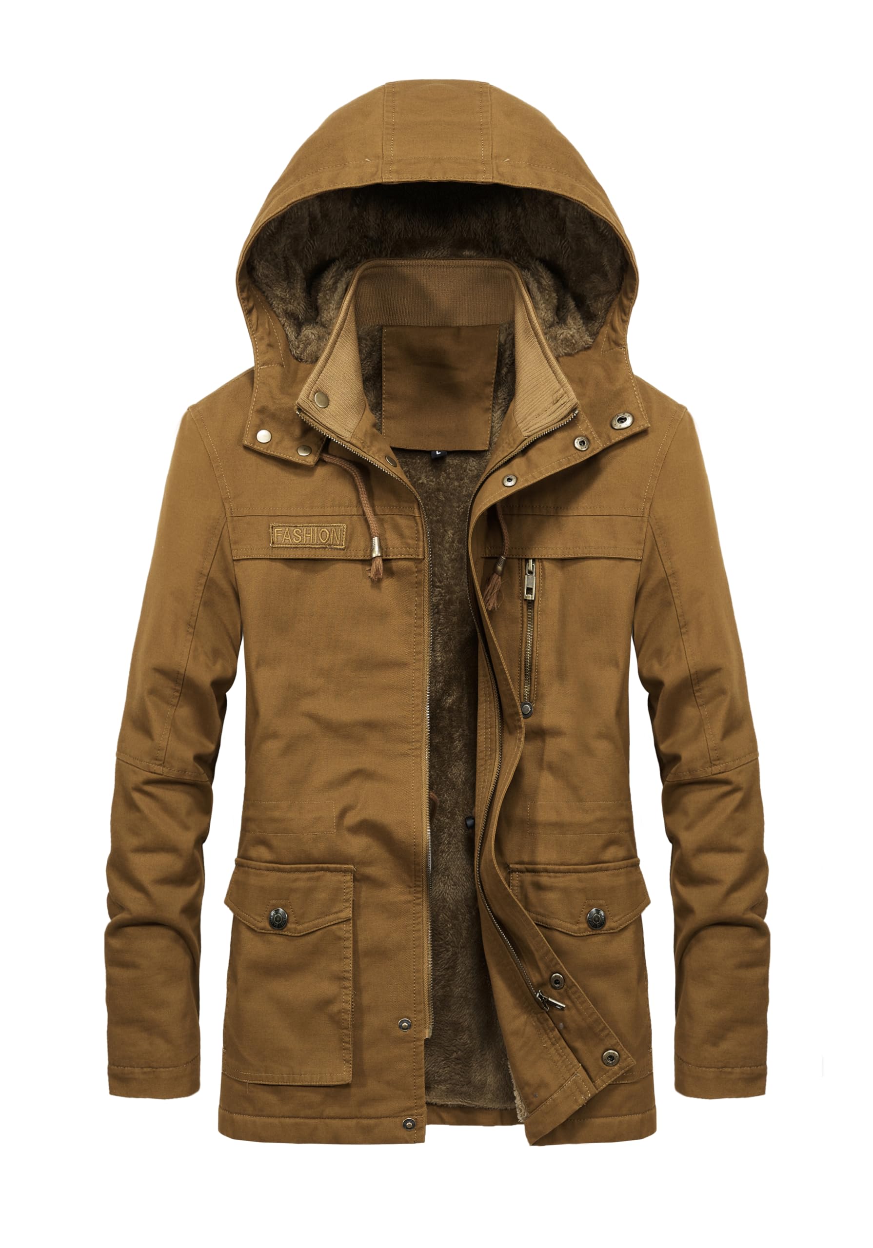 【送料無料】[InnoBase] メンズ ジャケット コート ミリタリージャケット マウンテンパーカー 裏ボア ..