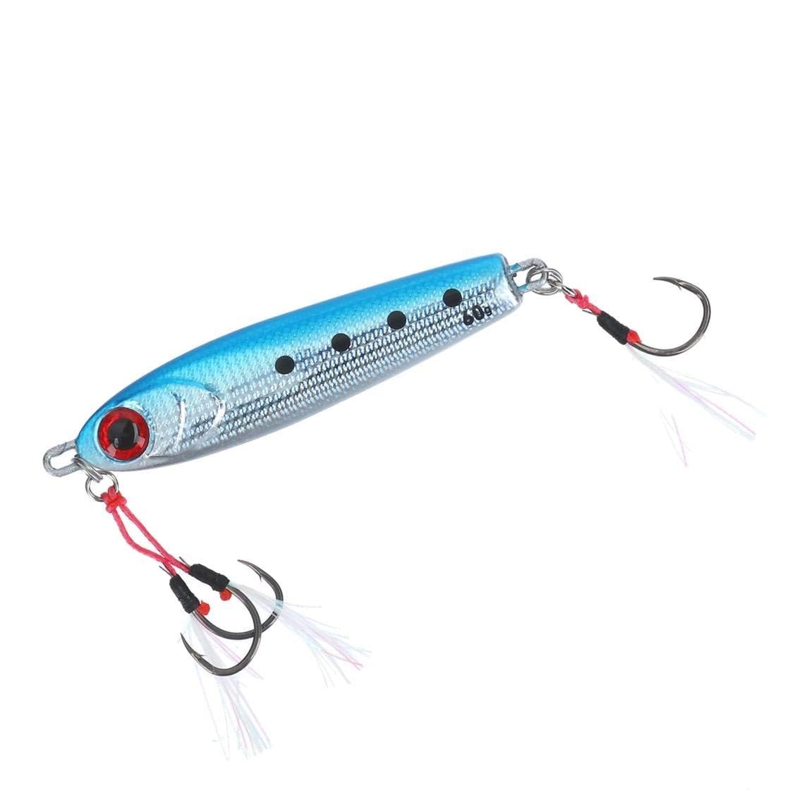 【送料無料】ダイワ(DAIWA) リールケース 釣り針 ベイメタル真鯛 10本 色：3Dマイワシ、サイズ：80g