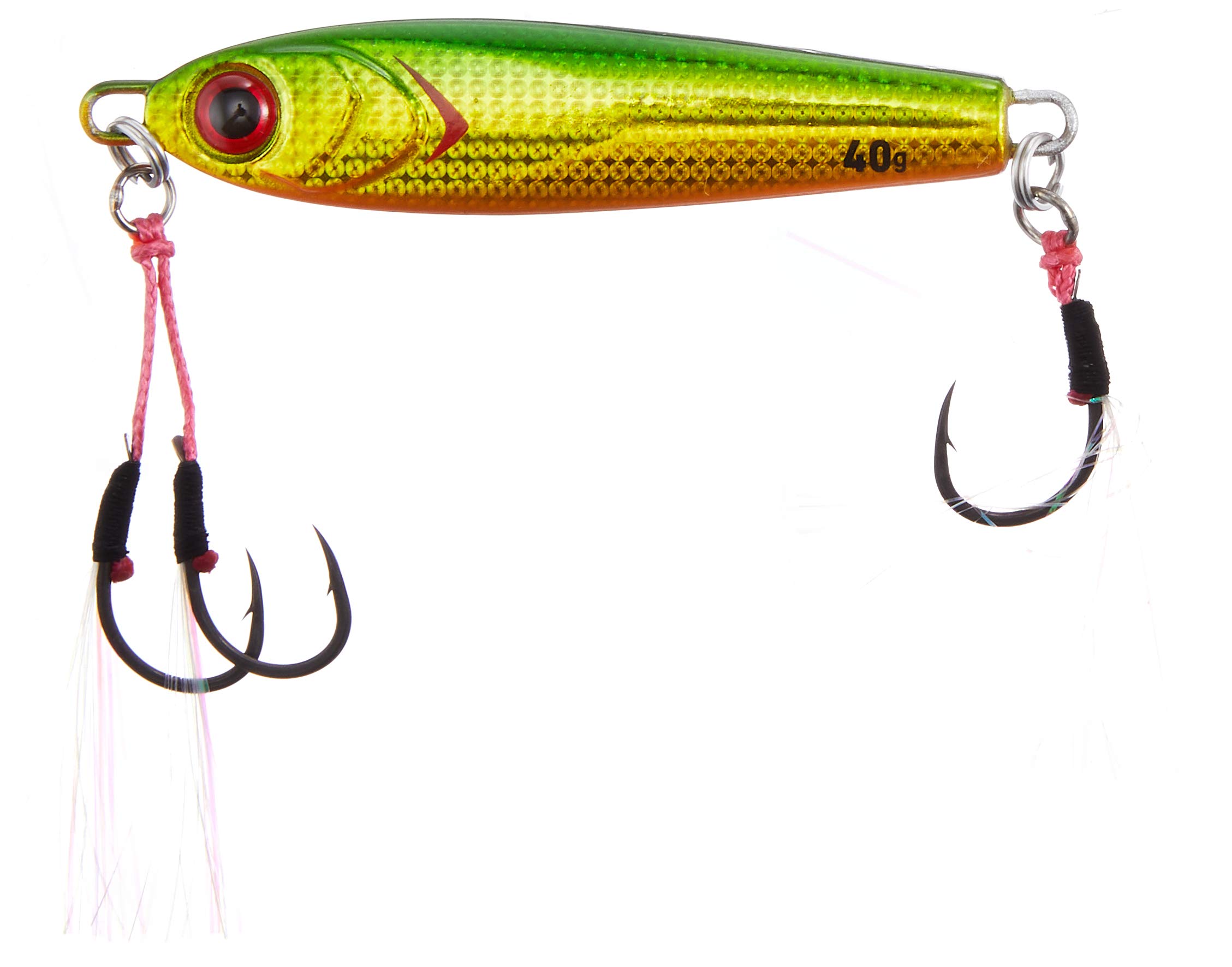 【送料無料】ダイワ(DAIWA) リールケース 釣り針 ベイメタル真鯛 10本 色：3Dグリーンゴールドオレンジ..