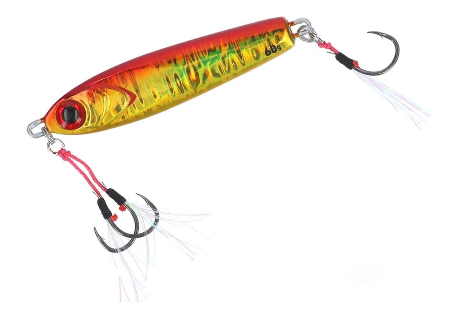 【送料無料】ダイワ(DAIWA) リールケース 釣り針 ベイメタル真鯛 10本 色：MGアカキン、サイズ：100g