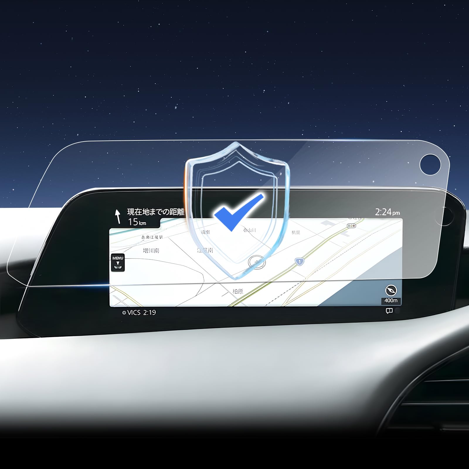 商品情報商品の説明【適合車種 実機検証済み】：マツダcx-30 DM系 マツダ3 ファストバック BP系（2019~現行） ナノ製保護フィルム2枚主な仕様 【適合車種 実機検証済み】：マツダcx-30 DM系 マツダ3 ファストバック BP系（2019〜現行） ナノ製保護フィルム2枚【99.9%の透過率 撥水撥油】：優れた透光性、HD画質完璧再生。液晶画面本来の美しさを損なわなく、装着していることを忘れるほどの薄いフィルムは液晶画面をしっかりと保護します。特殊な撥水撥油処理されているため、指紋や汚れの跡が画面に付きにくく、タッチ感度はずっとスムーズに、滑らかに、快適になっています。【6Hの硬度 飛散防止】：硬度6Hのナノ製フィルムで、ソフトコーティング技術により外部からの衝撃をフィルムが吸収し、ナビ画面へのダメージを最低限まで抑えました。耐衝撃、飛散防止加工されて、 万が一フィルムが破損した場合でも、ガラスが飛び散らず張り付いた状態になるですから安全です。【気泡レス! 強い吸着!】自己吸着技術を採用しており、液晶フィルムが直接ナビに自己吸着できます。フィルムのシリコン自己吸着層により、位置を合わせて上から軽く置くだけで気泡が入ることなく簡単に装着できます。 専用の貼り付けツール（ウェットティッシュ、マイクロファイバークロス 、ホコリ取りシート 、固定用シール）は全部付属しています。フィルムを貼るのが苦手な方でも簡単に貼ることができます。【RUIYAフィルム 品質】1年間に60万+枚を販売しています。スクリーン保護フィルムの品質付きで、安心します。発送による破損（折れ曲がり）等の場合、無償に新品を再発送します。【内容品】：ナビ保護フィルムナノ製2枚、ウェットティッシュ、マイクロファイバークロス 、ホコリ取りシート 、空気抜きヘラ。