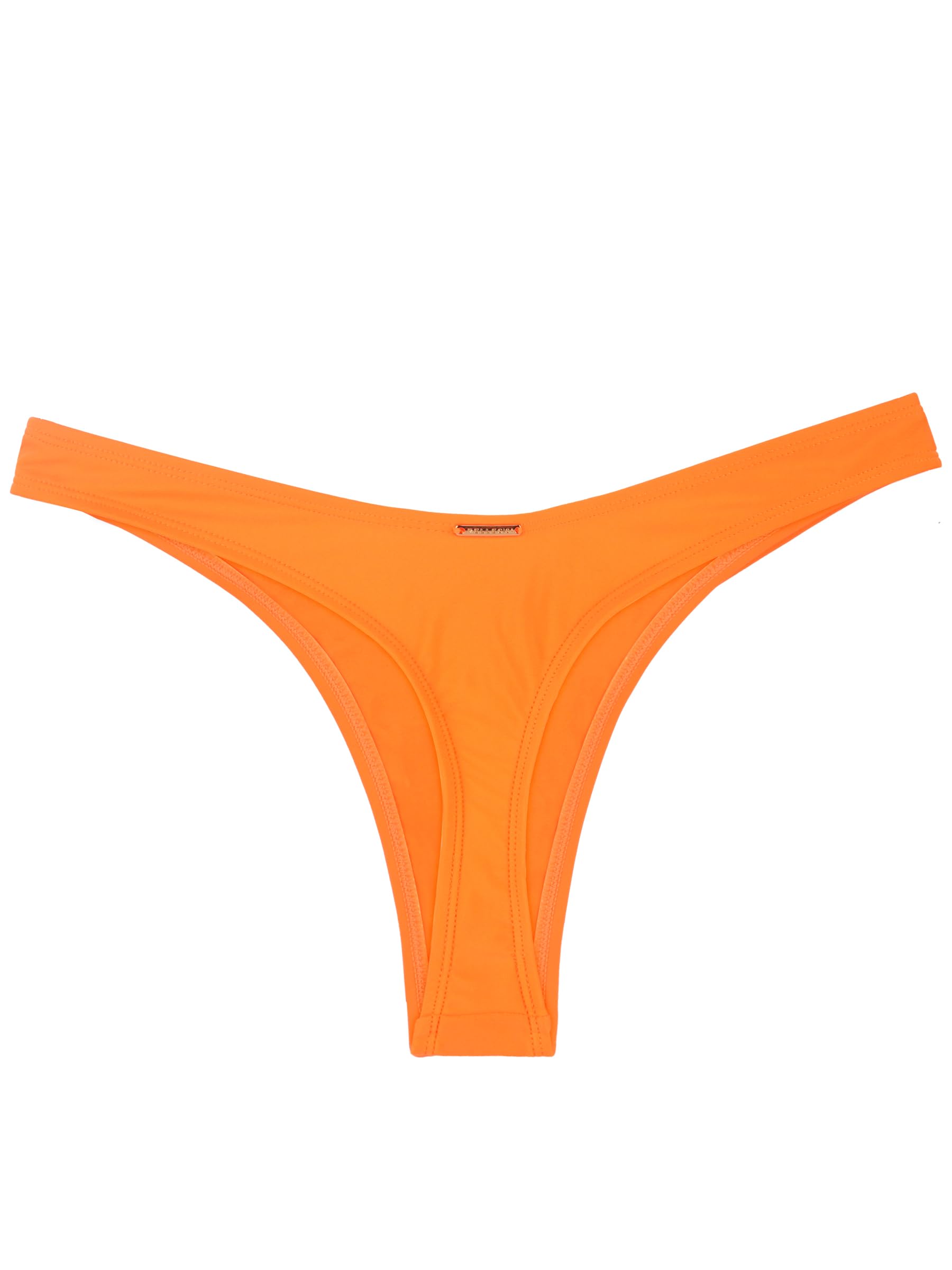 【送料無料】[RELLECIGA] 【限定ブランド】 レディース ハイカット Tバック ビキニショーツ 色：オレン..