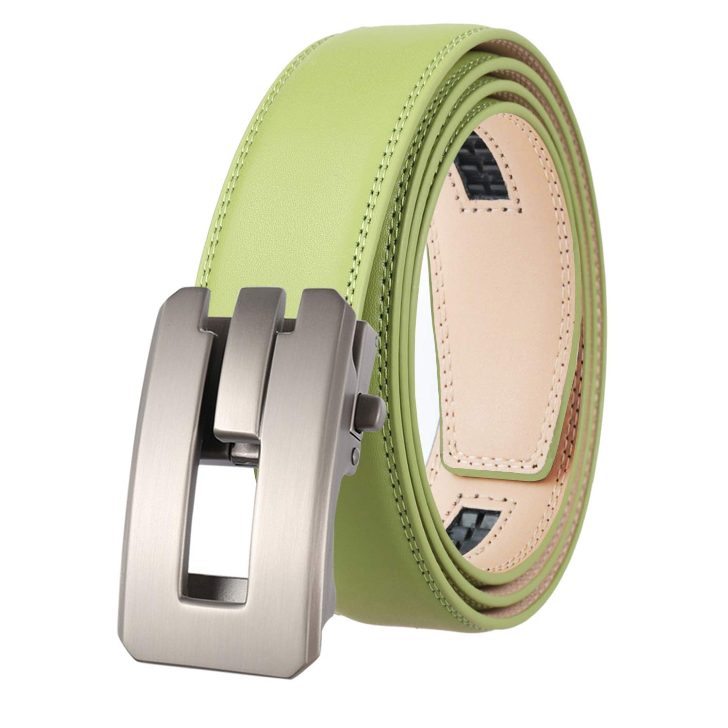 【送料無料】[JunLTX] ベルト メンズ オートロック式 穴無し 通勤 紳士 ビジネス カジュア ...