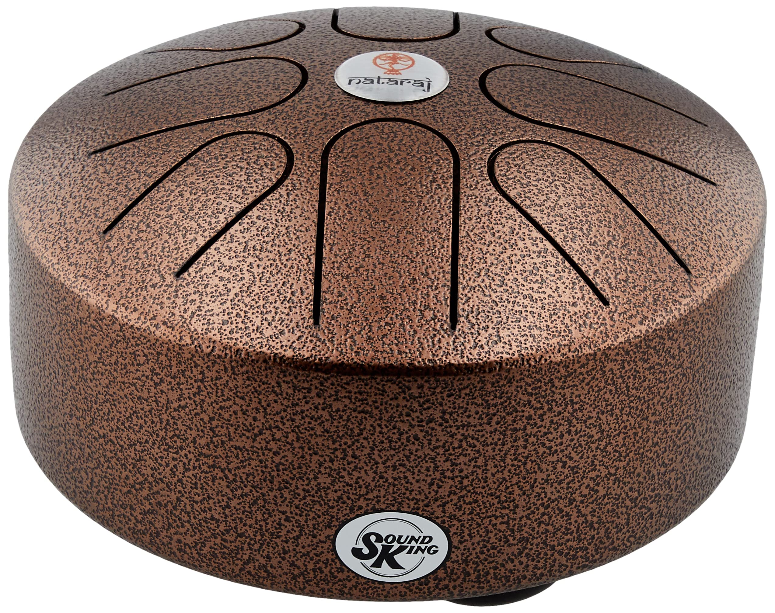 【送料無料】SOUND KING スティールタングドラム 色:アンティークコパー、サイズ:8インチ