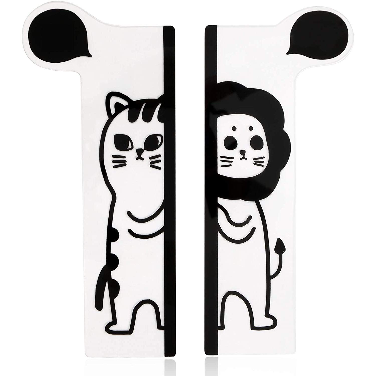 【送料無料】Bestmaple パソコンディスプレイ用 メッセージボード 2個 アクリル 透明ボード 携帯立てス..