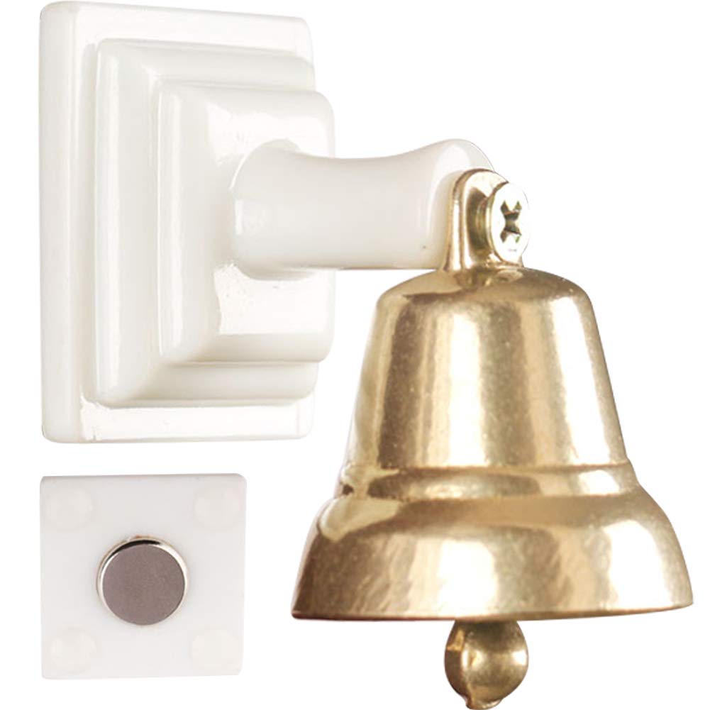 【送料無料】HIGHAWK ドアベル チャイム 呼び鈴 銅製 ベル ドアチャイム アンティーク 真鍮 自宅 装飾 ..