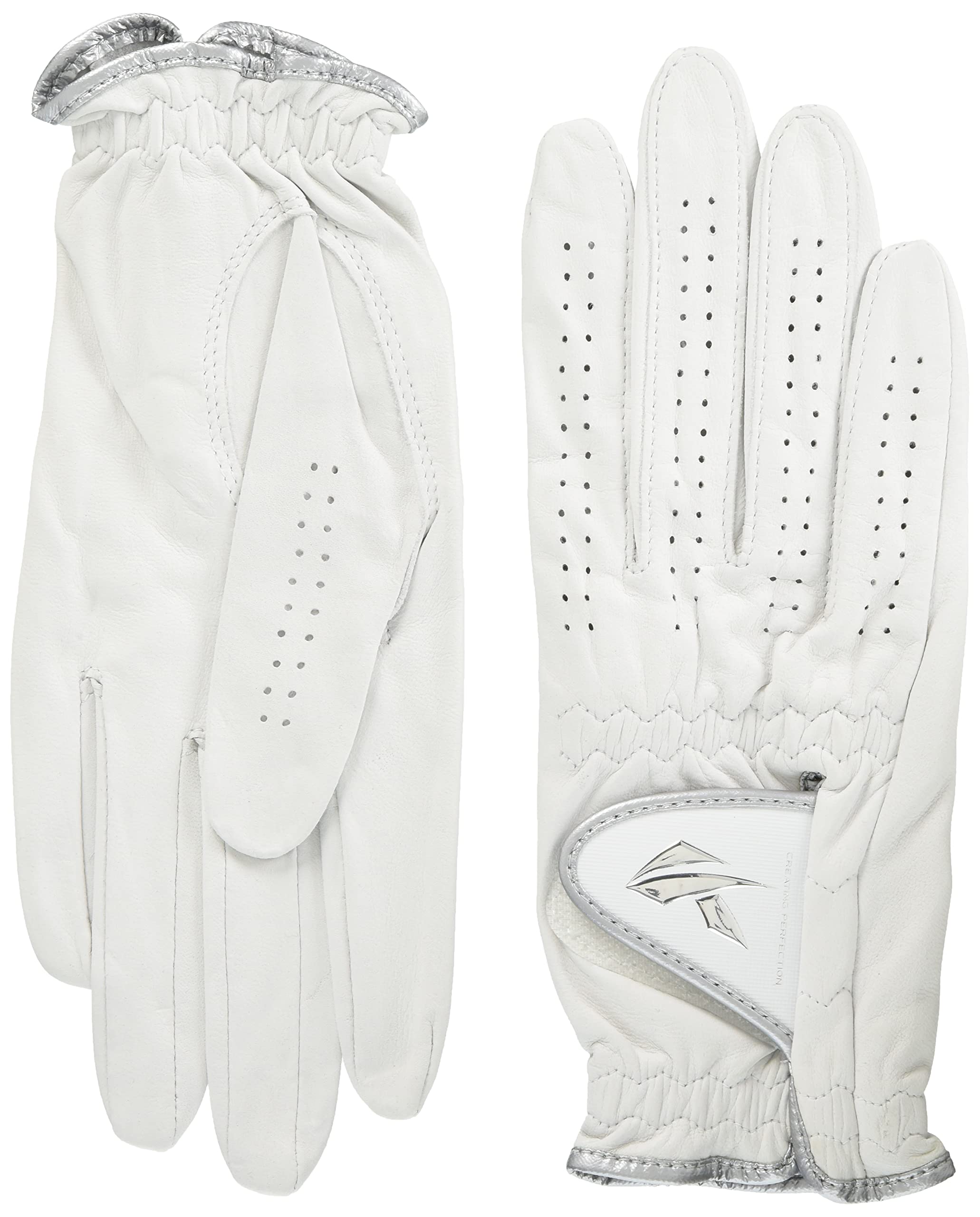 【送料無料】ゴルフグローブ レディース GF-2012LW DNA SHEEP LADIES 両手用 天然皮革グローブ 色：白、サイズ：19cm