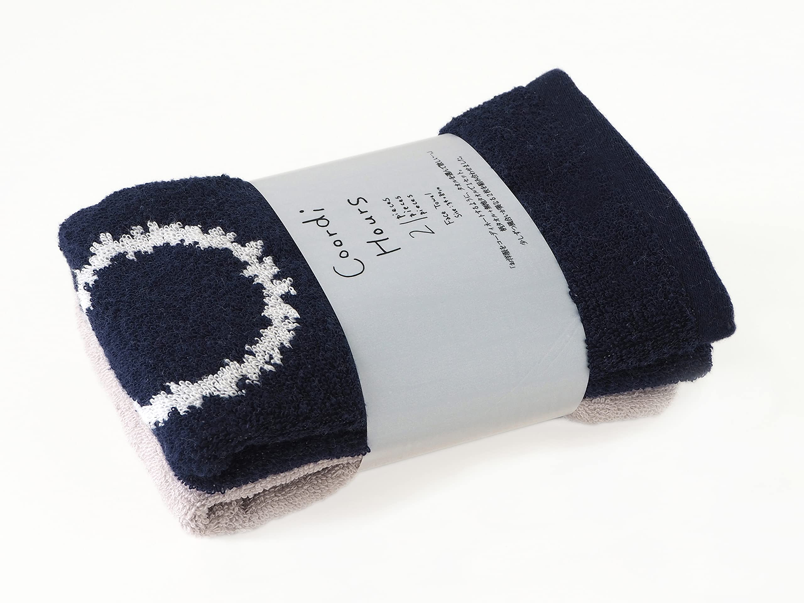 【送料無料】Kosugizen Coordi Hours #01シリーズ 色：ブラック グレー、サイズ：02 フェイスタオル