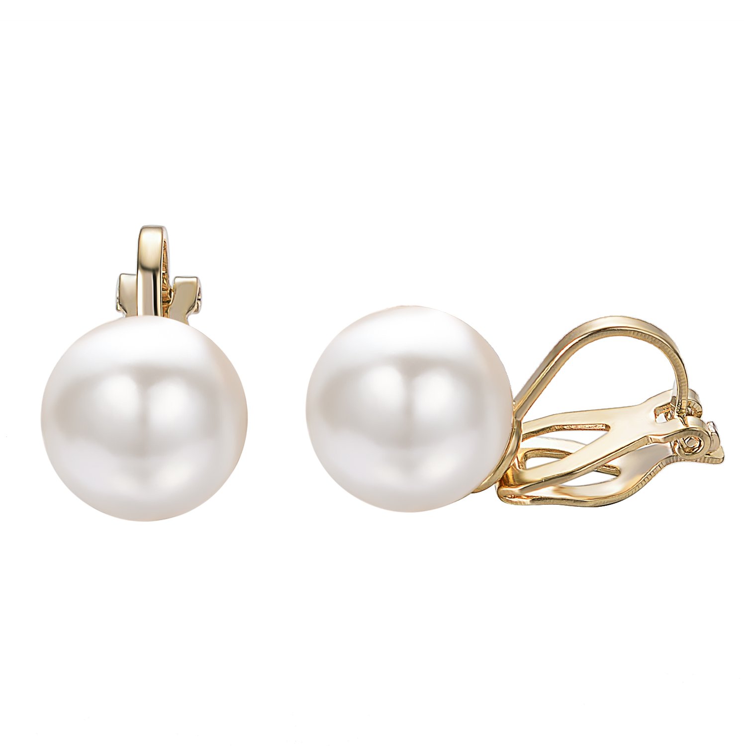 【送料無料】Yoursfs パール クリップ イヤリング レディース 人気 パール イヤリング 冠婚葬祭 金属アレルギー対応 仕事 カジュアル ジュエリー ギフ...
