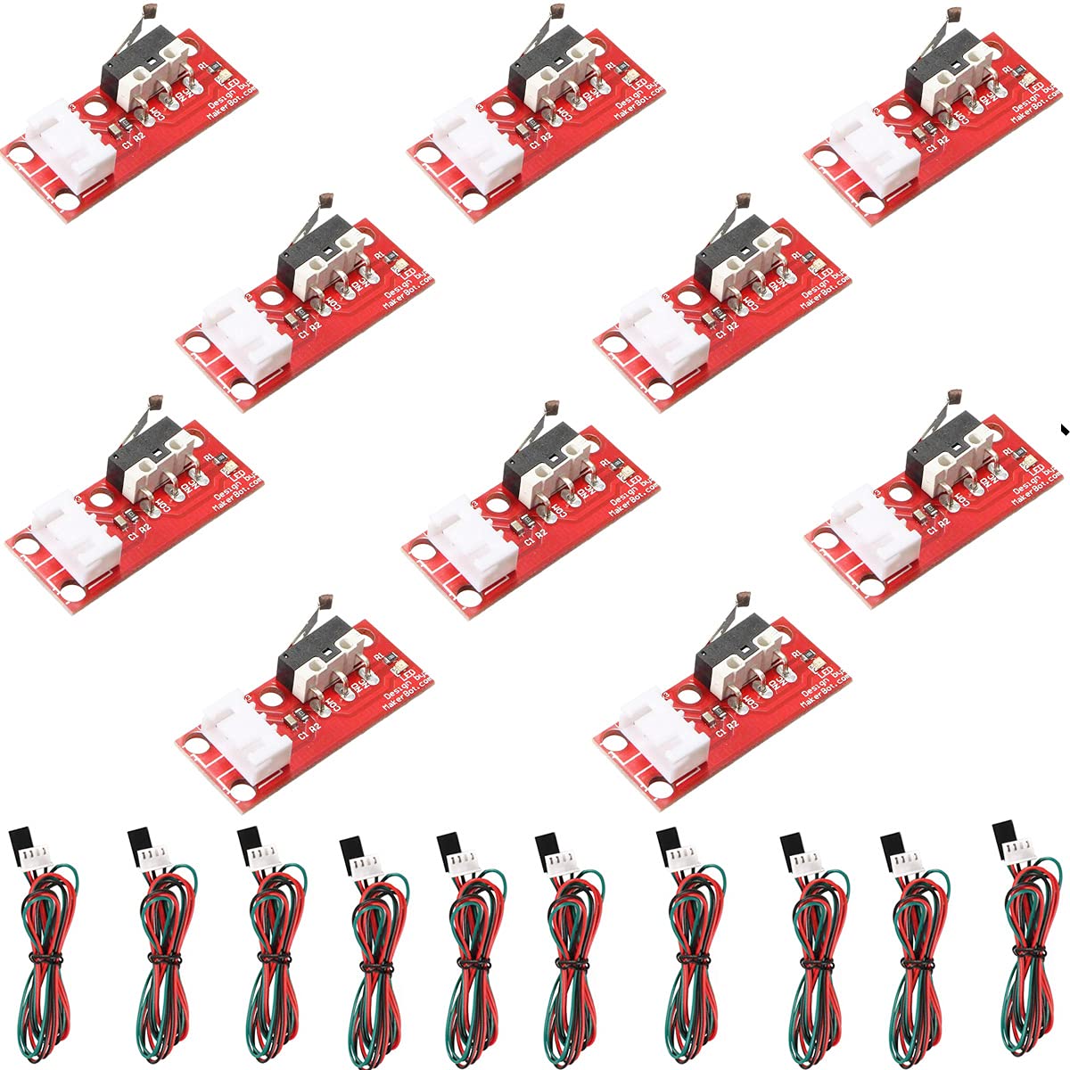 【送料無料】3Dプリンターリミットスイッチキット 色：limit switch