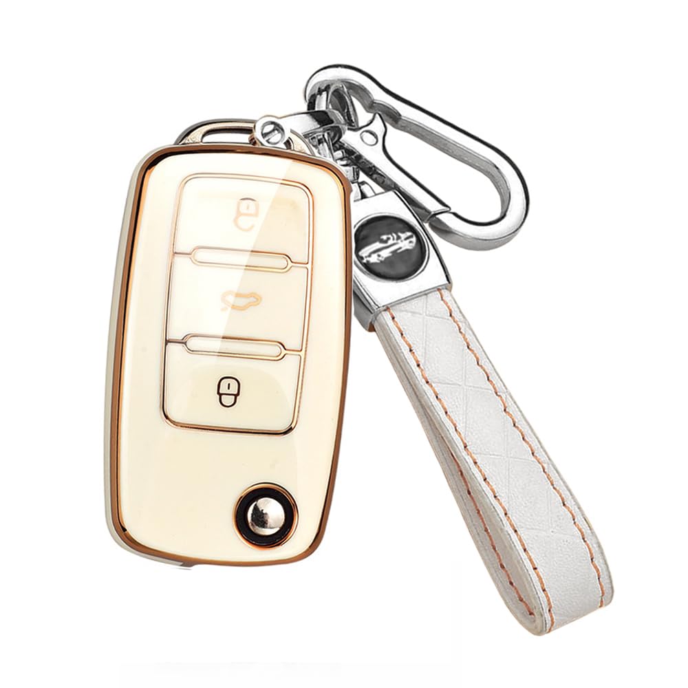 【送料無料】[SANRILY] スマート キー ケース キーカバー キー保護 キーホルダー フォルクスワーゲン向..