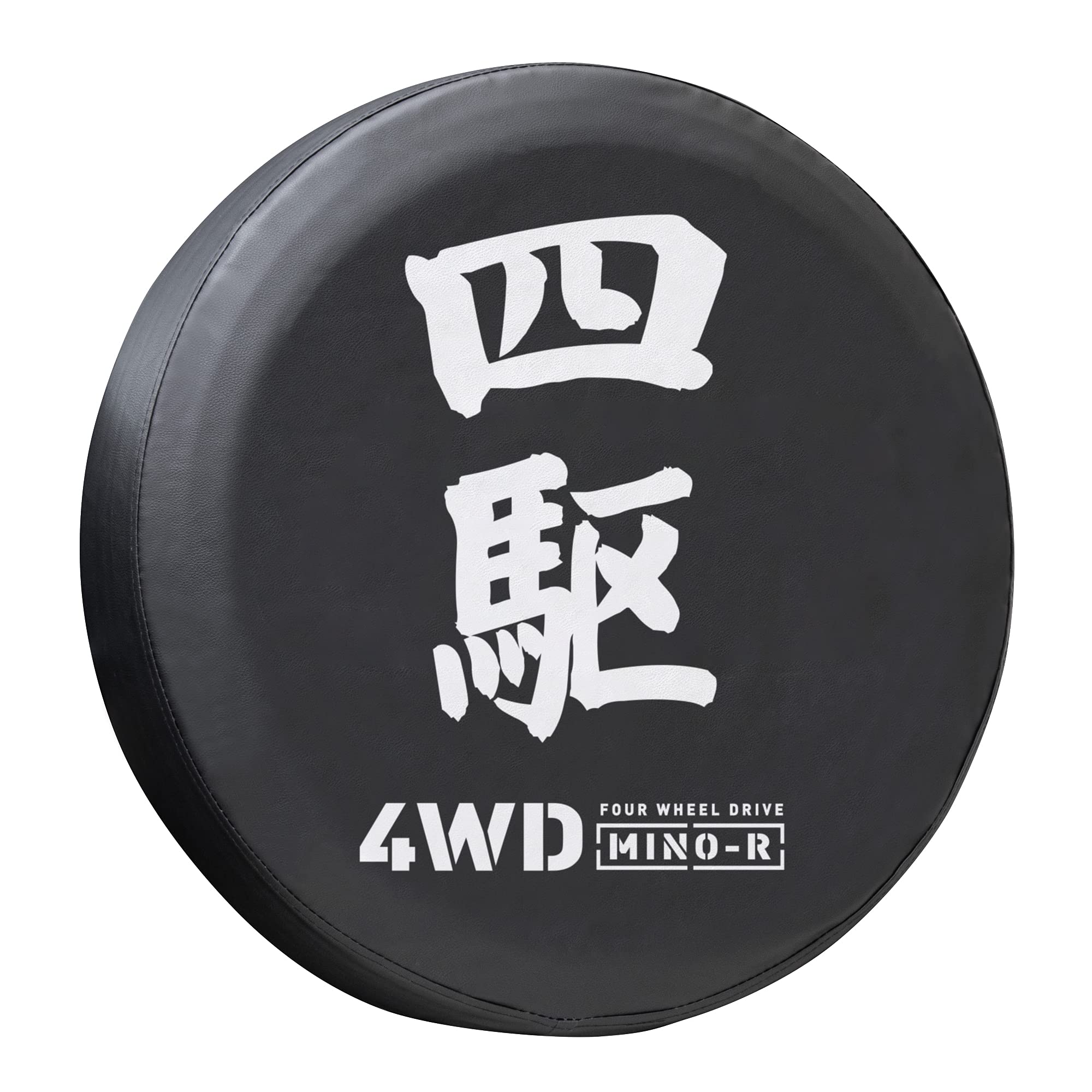 【送料無料】ジムニー スペアタイヤカバー タイヤカバー 保護カバー 保護 カバー 4WD 純正サイズ JB74 JB64 JB23 JA11 JA12 色：四駆（黒）