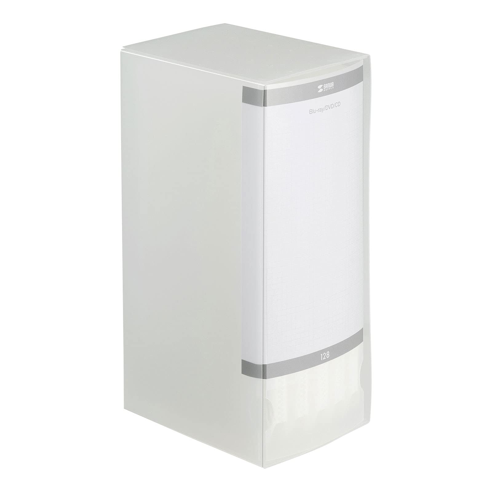 【送料無料】サンワサプライ ブルーレイディスク対応ファイルケース 色：クリア