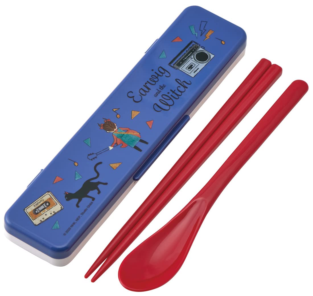 【送料無料】スケーター (skater) コンビセット 箸 スプーン セット 銀イオン Ag+ 抗菌 オサムグッズ FACE 日本製 18cm 色:アーヤと魔女...