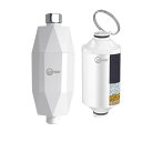 【送料無料】CoolWAY カプセル型シャワーヘッド浄水器|硬水対策|塩素/重金属/鉛除去|ビタミンCで肌保護|簡単取り付け 色:白