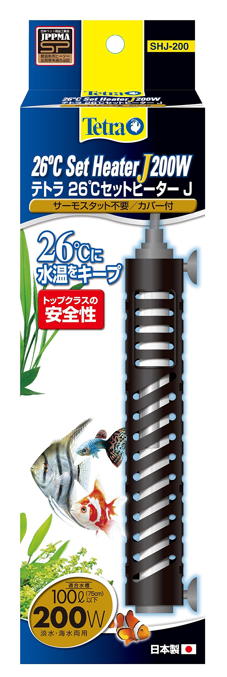 【送料無料】テトラ (Tetra) AQUA HEATER テトラ 26度セットヒーターJ 観賞魚用 ...