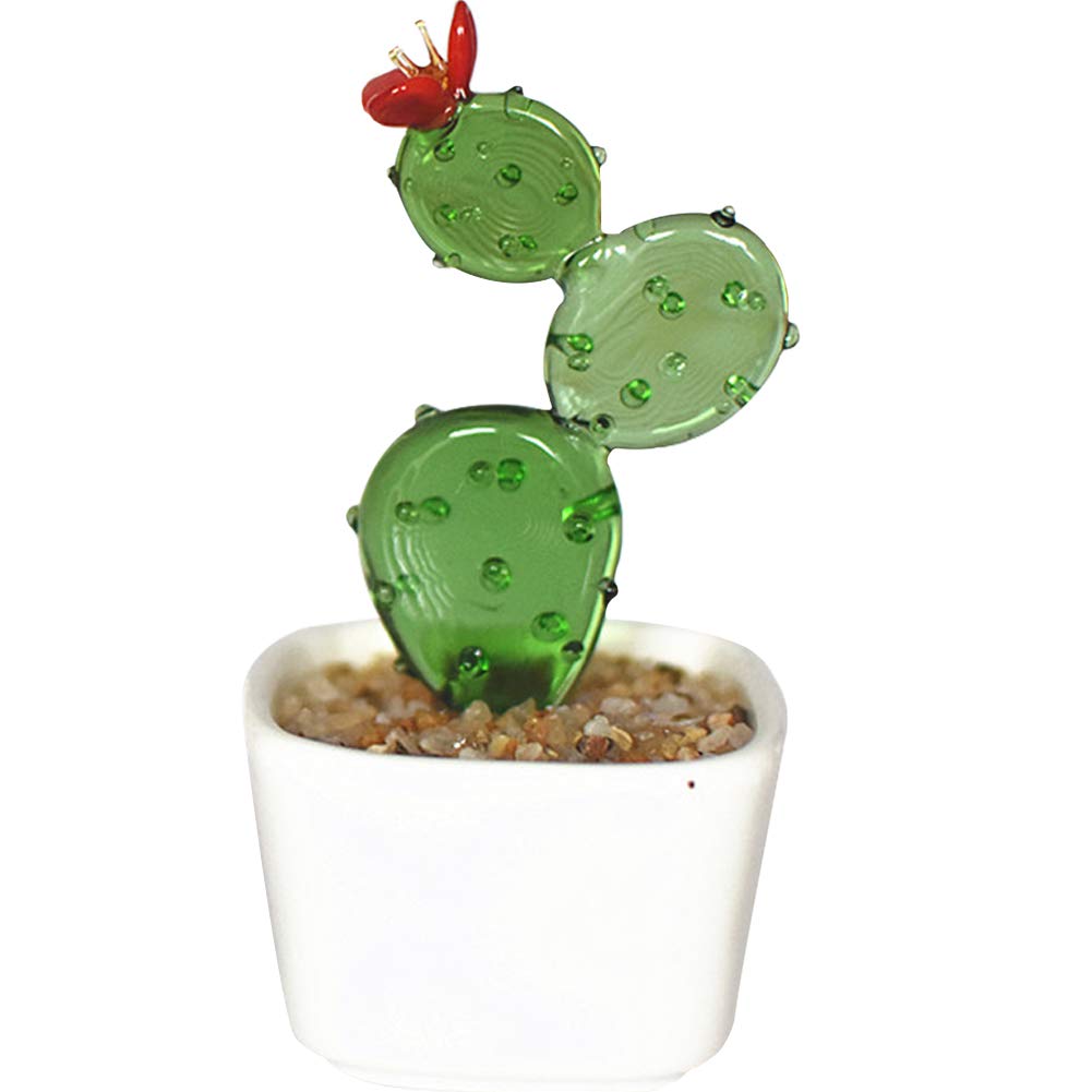 【送料無料】HIGHAWK るり製 工芸品 装飾 飾り物 オブジェ 小物 鉢植え インテリア 置物 人工植物 ミニ..